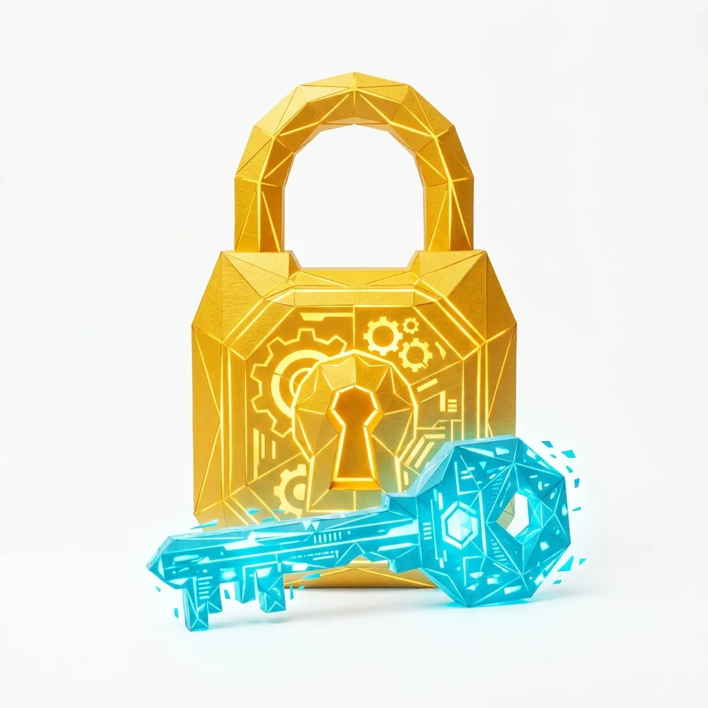 Cybersecurity shield configuration representing active Content Security Policy rules.